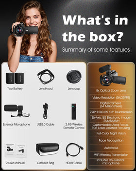 Anteam dual 1400mAh batteries extend shooting time and reduce interruptions.