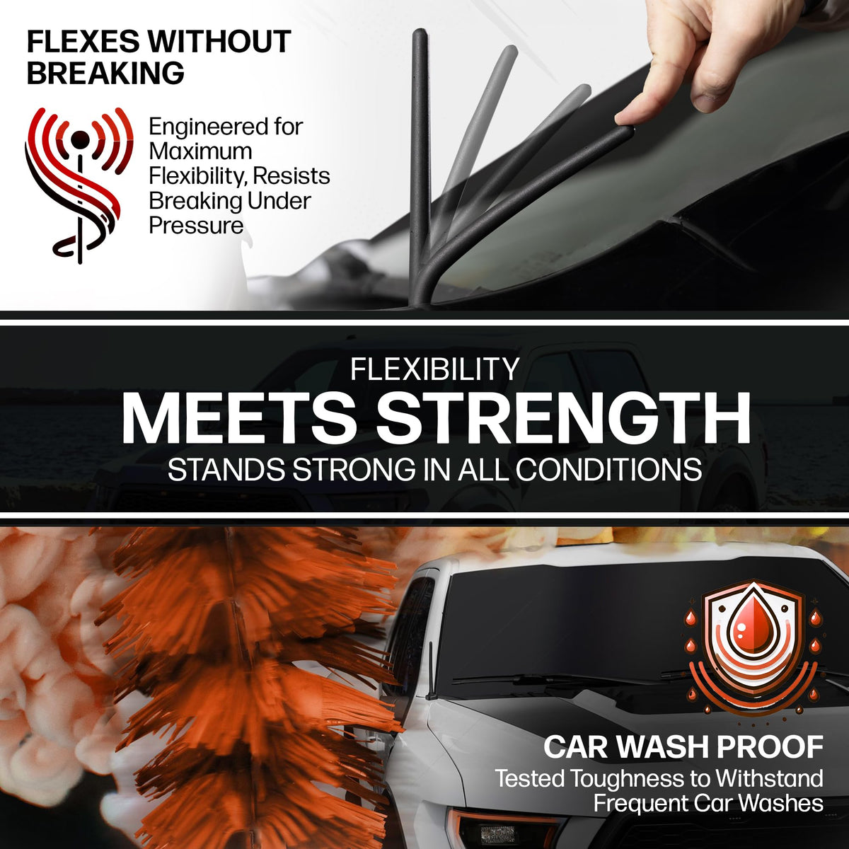 AntennaMastsRus EPDM rubber texture close-up offering flexibility and durability