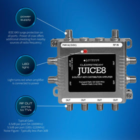 JUICE8 supports indoor and outdoor setups for flexible placement.