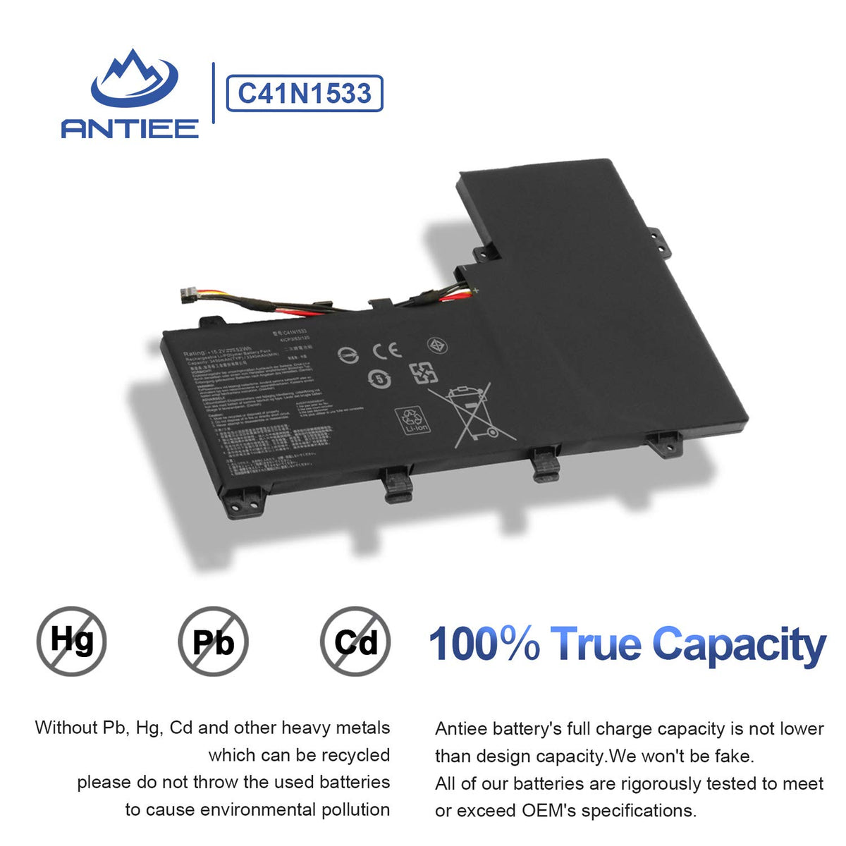 ANTIEE battery installed in ZenBook Flip UX560 demonstrating straightforward replacement