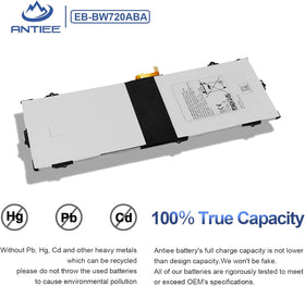 ANTIEE EB-BW720ABA battery for Galaxy Book 12 provides dependable power on the go.