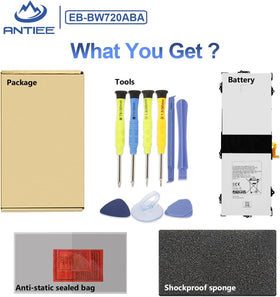 ANTIEE EB-BW720ABA battery kit enables easy installation and long-term performance.