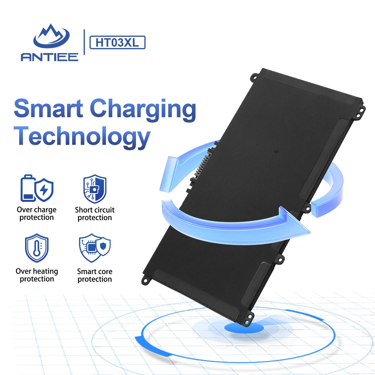 ANTIEE HT03XL battery under test for reliability