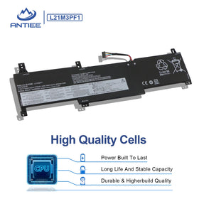 ANTIEE battery installed in a Lenovo 14-inch IdeaPad demonstrating direct-fit benefit