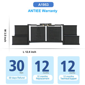ANTIEE replacement battery in a workspace showing reliable power for mobile productivity