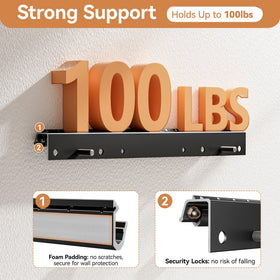 Ultra-slim 0.7 inch profile keeps TV close to wall.