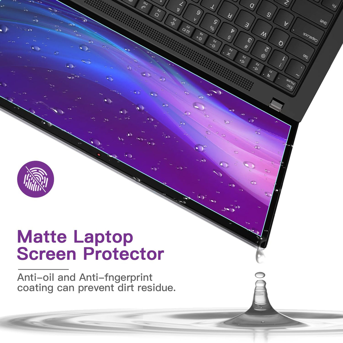 ANTOGOO V touchscreen-friendly protector maintains responsive touch input