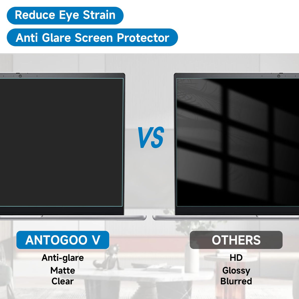 ANTOGOO V anti-scratch coating guards against daily scratches.