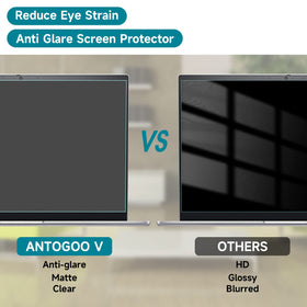 ANTOGOO V anti-glare matte surface minimizes reflections for comfortable viewing