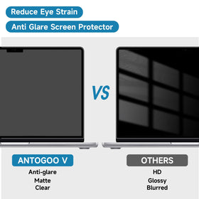 ANTOGOO V MacBook Air bubble-free installation for quick setup.