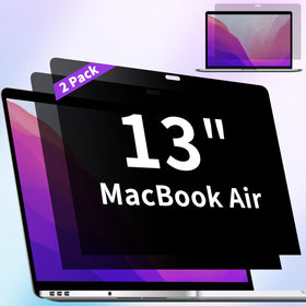 ANTOGOO V privacy screen for MacBook Air 13 front view with privacy benefits