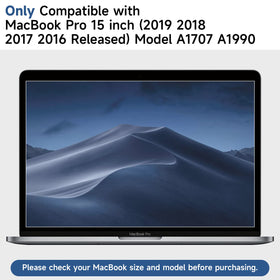 ANTOGOO V MacBook Pro 15 eye-friendly shield preserves screen clarity during long work hours.