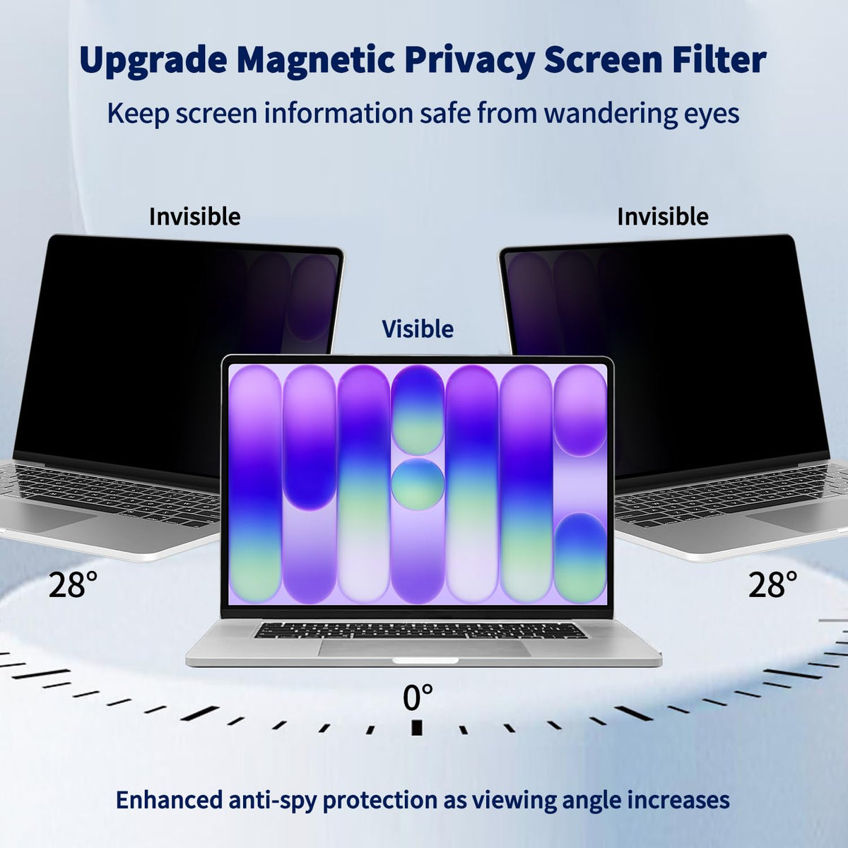 ANTOGOO V magnetic top strip close-up demonstrating quick attach benefit