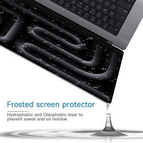 ANTOGOO V MBP 14 anti-glare screen protector edge-fit ensures full coverage and precise fit