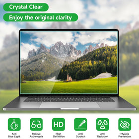 ANTOGOO V touchscreen-friendly protector preserves full touch sensitivity on 17.3-inch laptops.