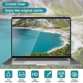 ANTOGOO V touchscreen friendly protector for 13.3 inch laptops preserves touch sensitivity.