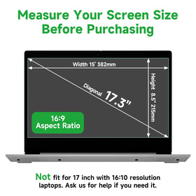 ANTOGOO V two-pack provides blue light filtering for shared 17.3-inch devices.