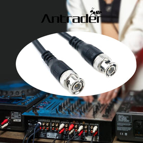 Antrader RG58 pre-made BNC connectors show easy plug and play.