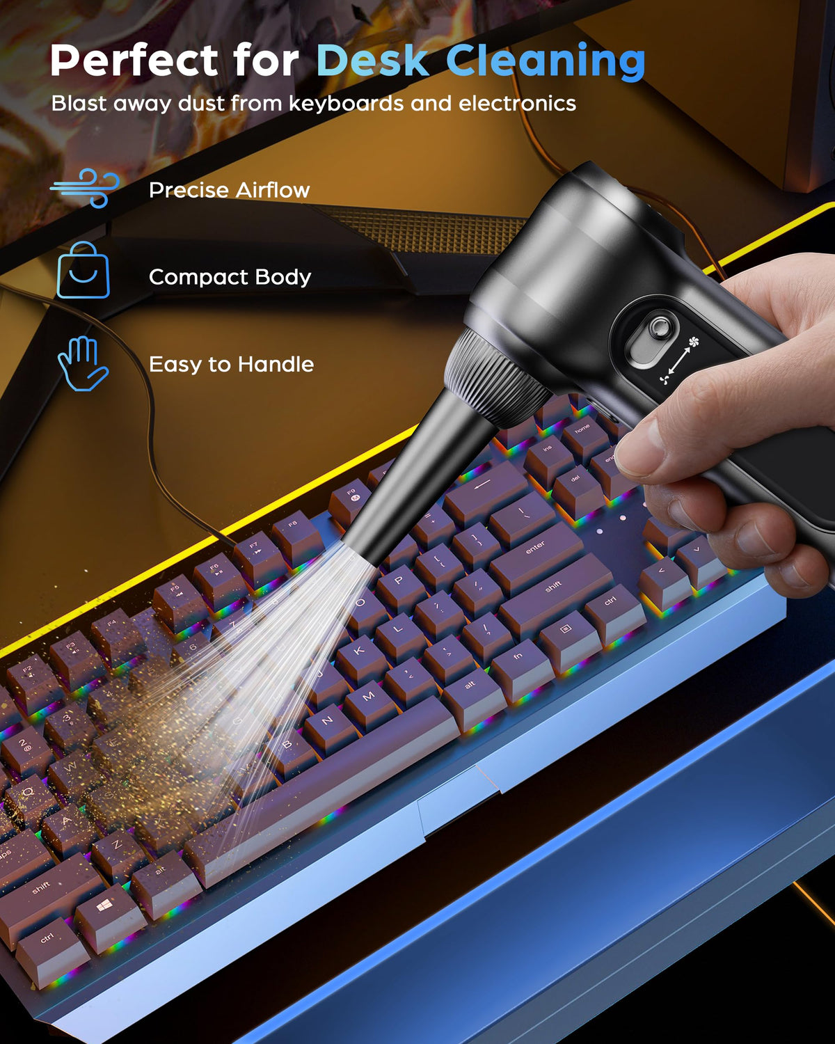 Anyeye LED and magnifier close-up for precise inspection benefits