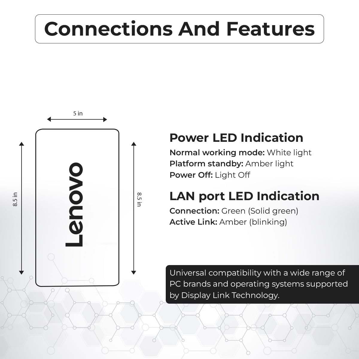 ANYHDD dock with comprehensive connectivity simplifies device setup.