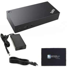 ANYHDD 40A90090US dock dual-monitor bundle enables multi-display workflows.
