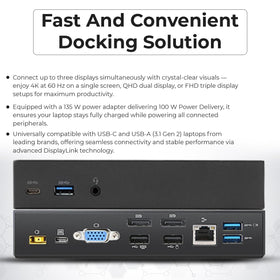 ANYHDD dual monitor dock supports ergonomic, efficient work.