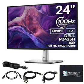 ANYHDD Dell P2425H front view shows IPS panel with vibrant color