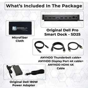 SD25 front view with dual Thunderbolt 4 and USB ports.