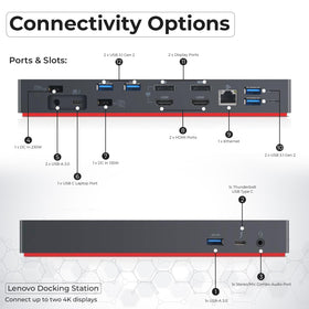 ANYHDD Lenovo dock 4K DisplayPort cable supports fast, stable connections.