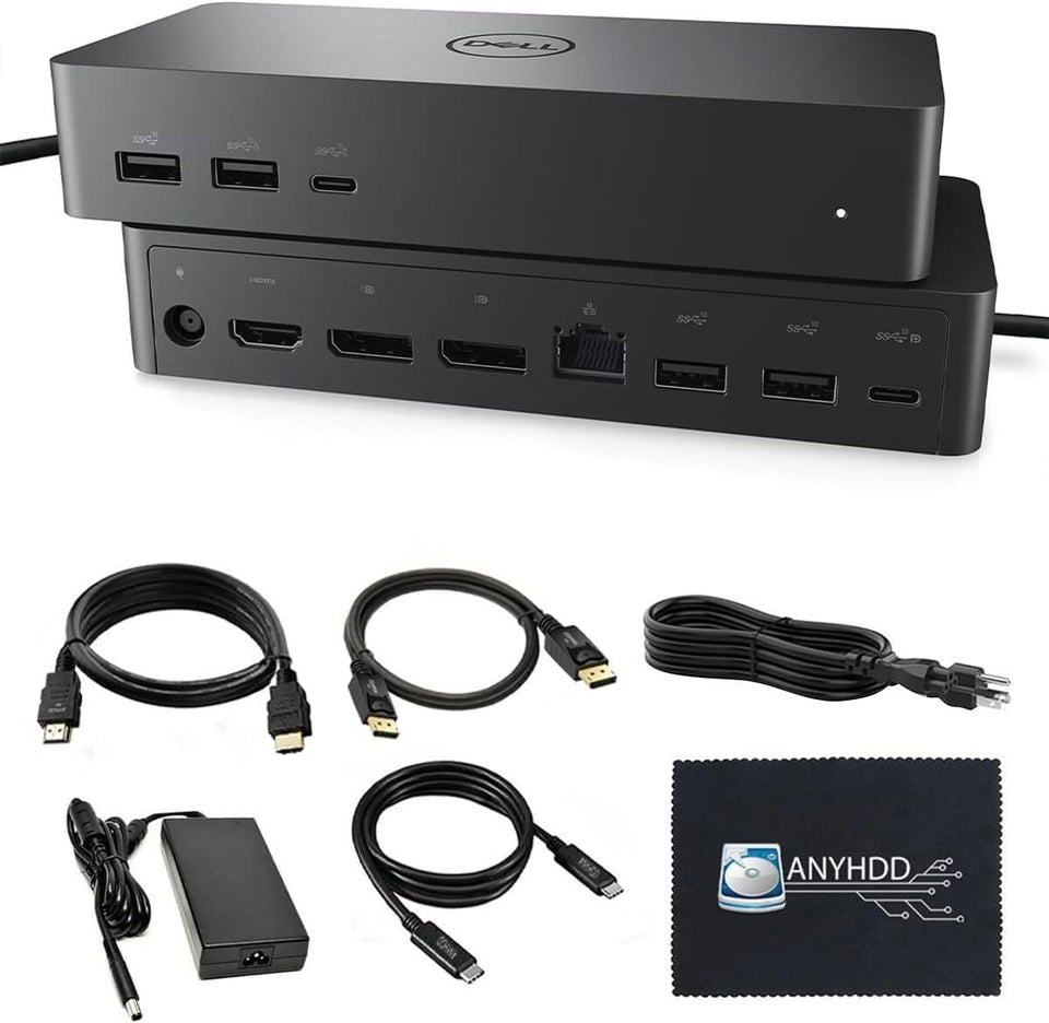 ANYHDD UD22 front ports enable quick laptop connectivity for multiple peripherals.