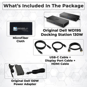 ANYHDD Dell WD19S dual-monitor setup enables smooth multi-display productivity