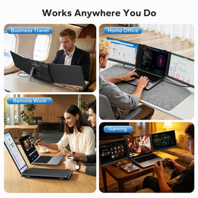 Anyking triple monitor mode supports landscape, portrait, and mirrored layouts for flexible workflows.