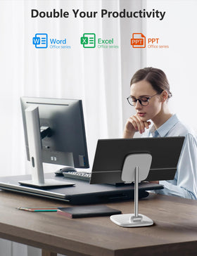 Anyuse 17.3-inch monitor extended workspace mode for multitasking
