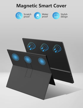 Anyuse 17.3-inch monitor smart cover protecting the screen and serving as a stand