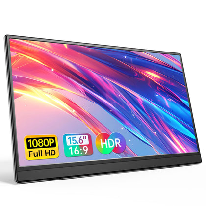 Anyuse front view showing crisp 1080p display and clear workspace benefit