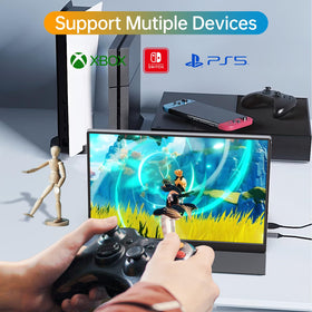 Anyuse monitor with USB-C connectivity enables quick plug-and-play setup.