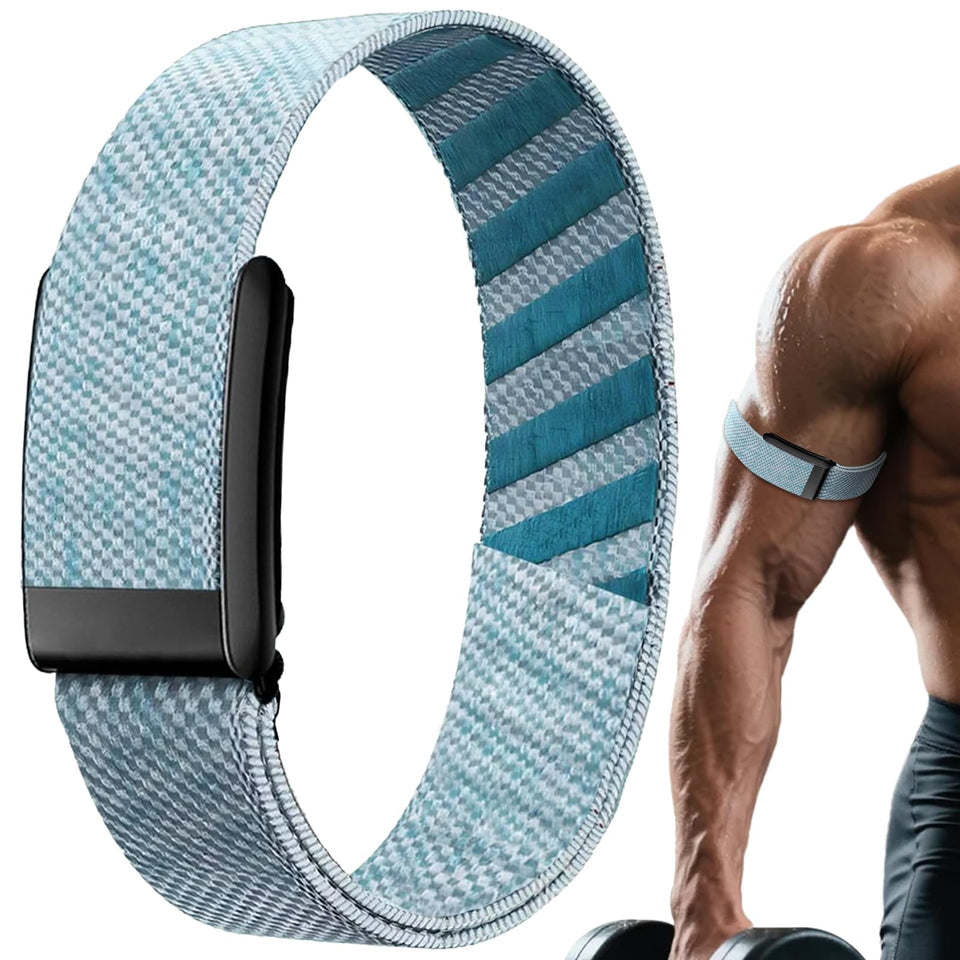 Anpzband nylon bicep band adjustable fit for comfortable workouts