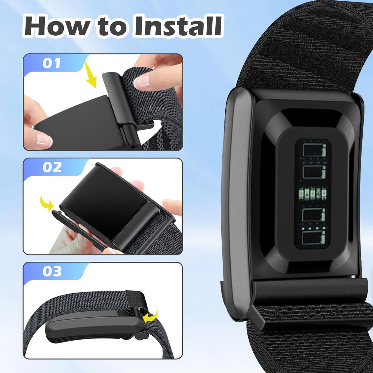 Anpzband easy-install clip system for fast strap changes