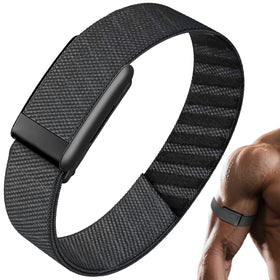 Anpzband Whoop 5 adjustable nylon strap offers a secure, customizable fit for workouts.