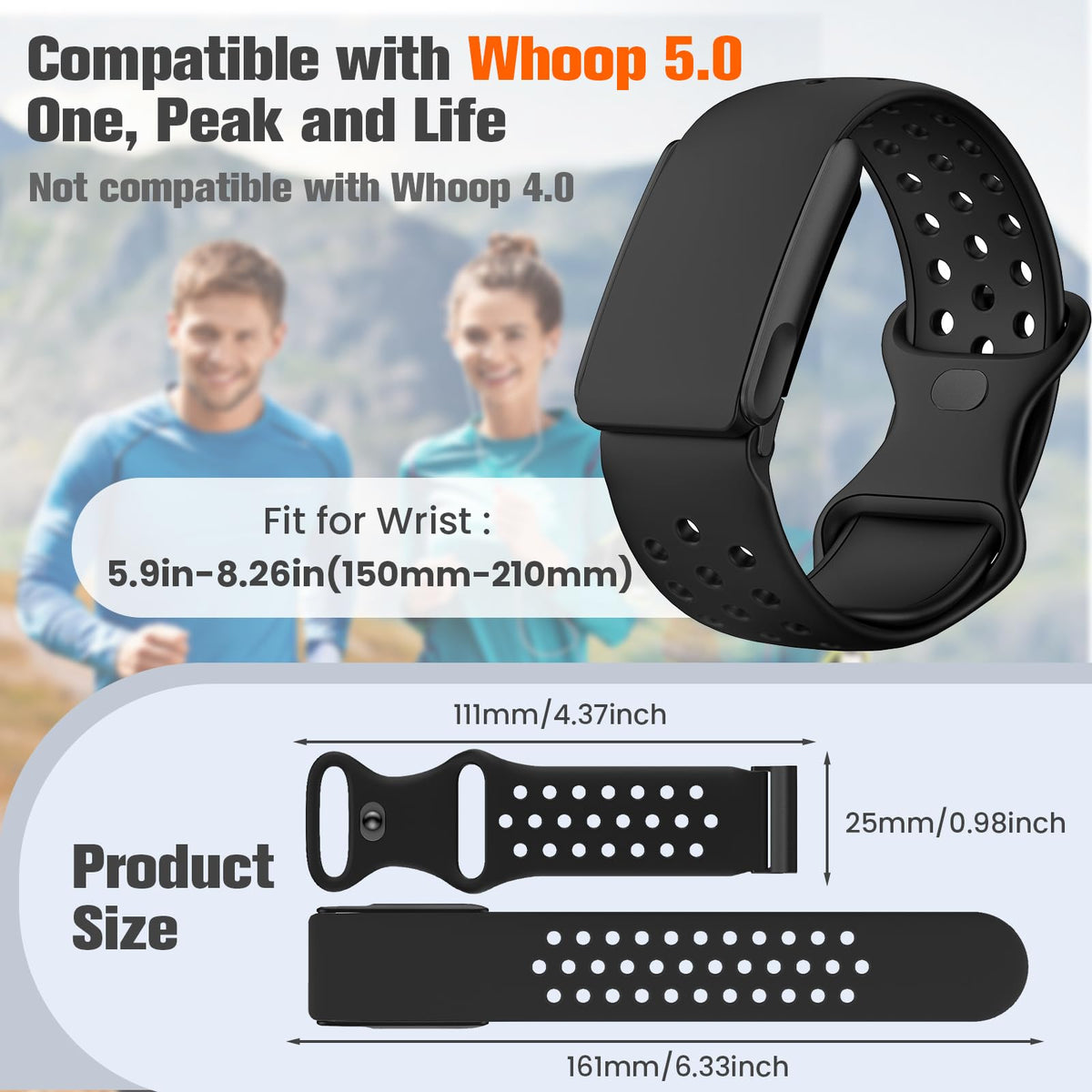 Anpzband Whoop 5.0 easy installation for a quick style refresh