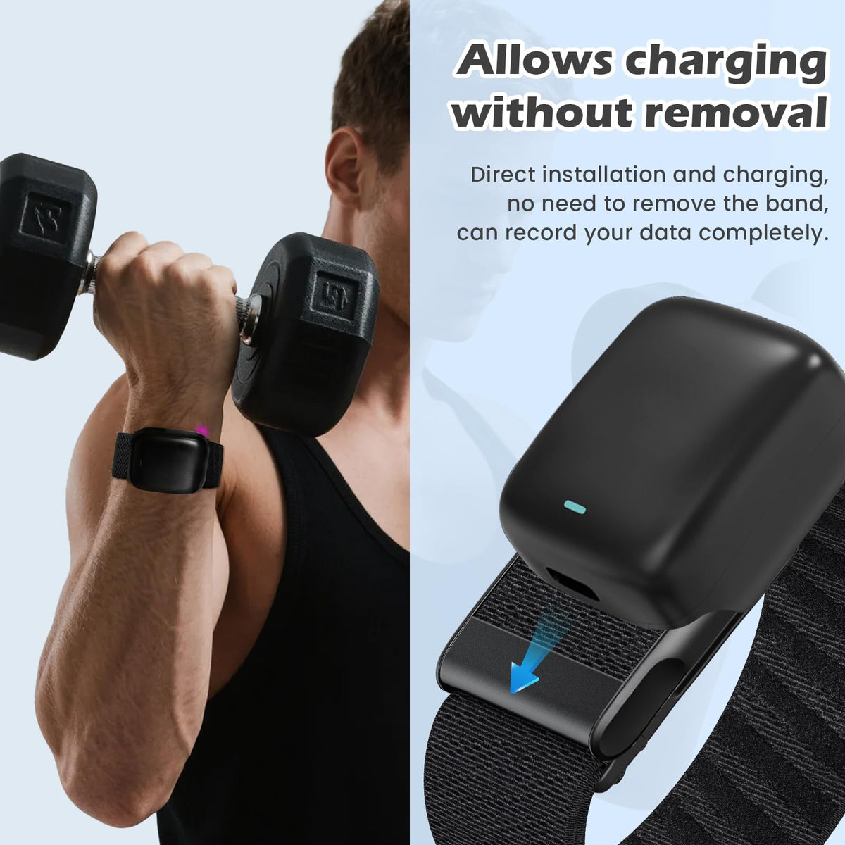 Anpzband nylon band adjustable fit from 5.5 to 9.5 inches
