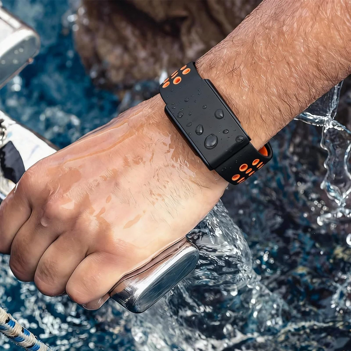 Anpzband Whoop 5.0 skin-friendly soft silicone feels comfortable all day