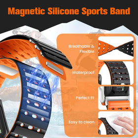 Anpzband magnetic quick-adjust band for precise, buckle-free sizing.