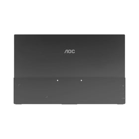 AOC 16T15 connected to laptop as second screen boosting productivity on-the-go