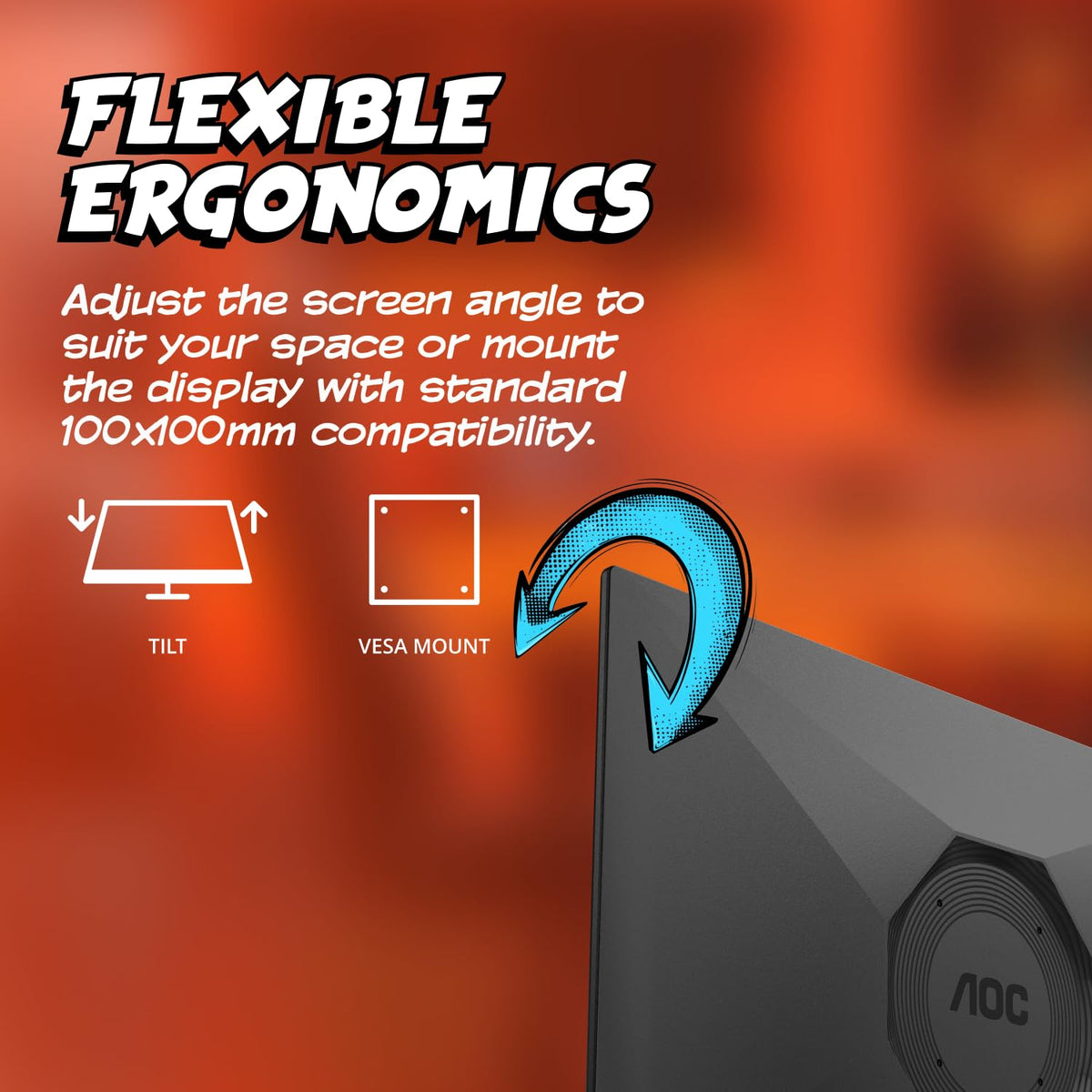 AOC 24G42HE frameless design enables seamless multi monitor layouts