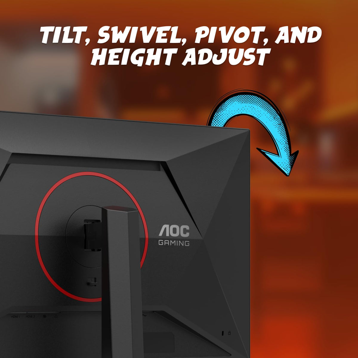 AOC Q27G4ZMN 1152 dimming zones panel reveals deep blacks and bright highlights