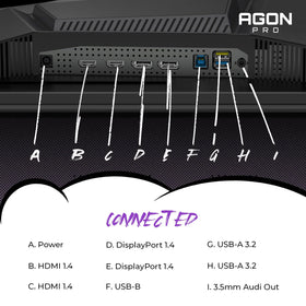 AOC G-MENU software demonstrates performance customization and profile switching.