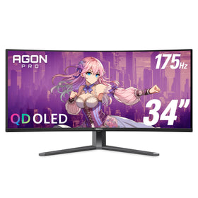 AOC AGON PRO AG346UCD 34-inch curved QD OLED display for immersive gaming