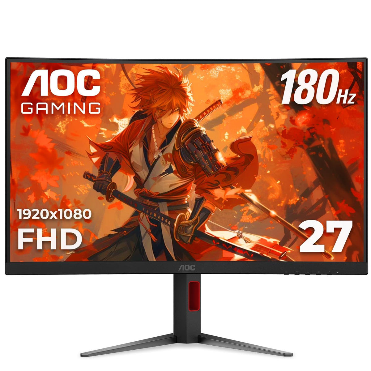 AOC C27G4H immersive curved display offering wider field of view for gaming