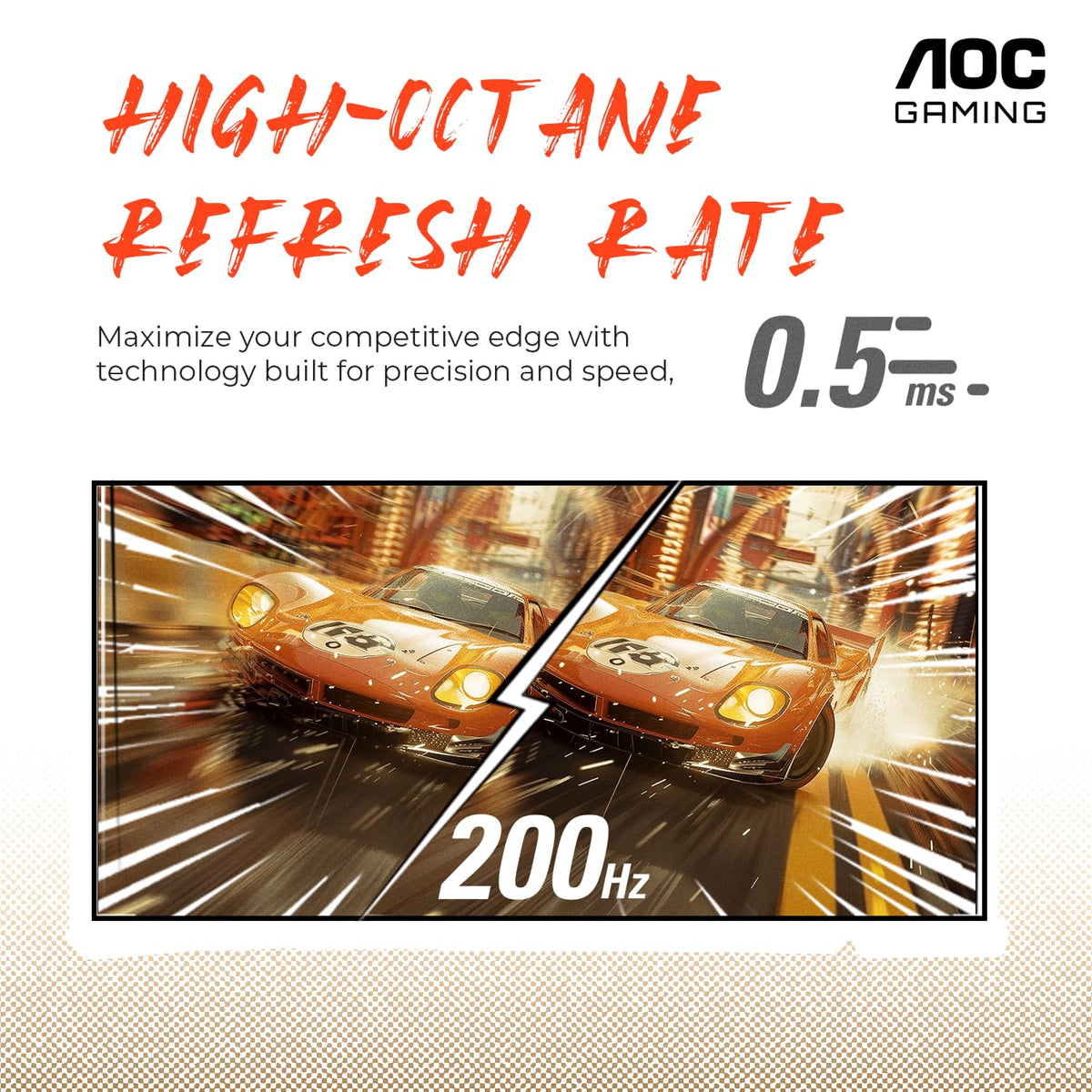 AOC C27G4H2 200Hz offers ultra-smooth motion for fast play